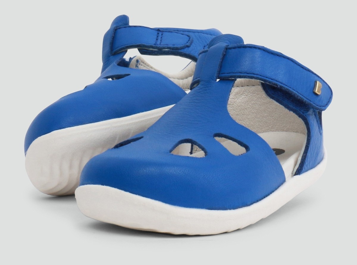 Sandali Bobux Bambino Sandali Bobux I-Walk Zap II Per Bambini - Sandalo Chiuso In Pelle Per Caminantes - Colore Rosso Sandali Estivi Traspiranti